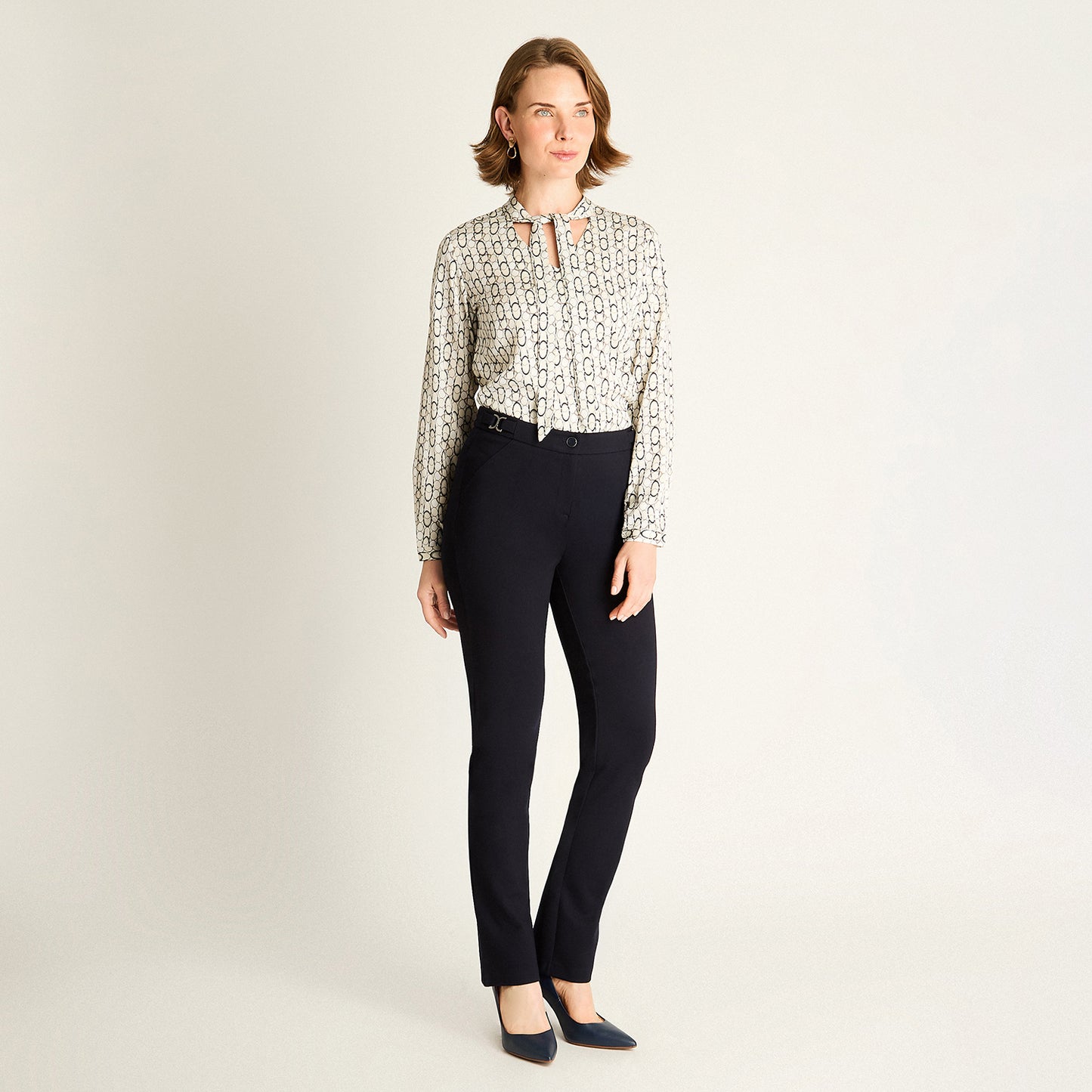 Pantalón Azul Recto