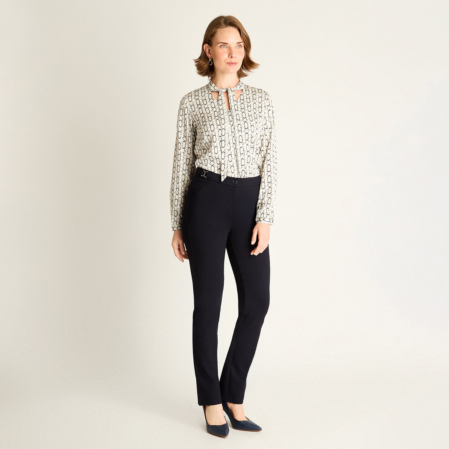 Pantalón Azul Recto