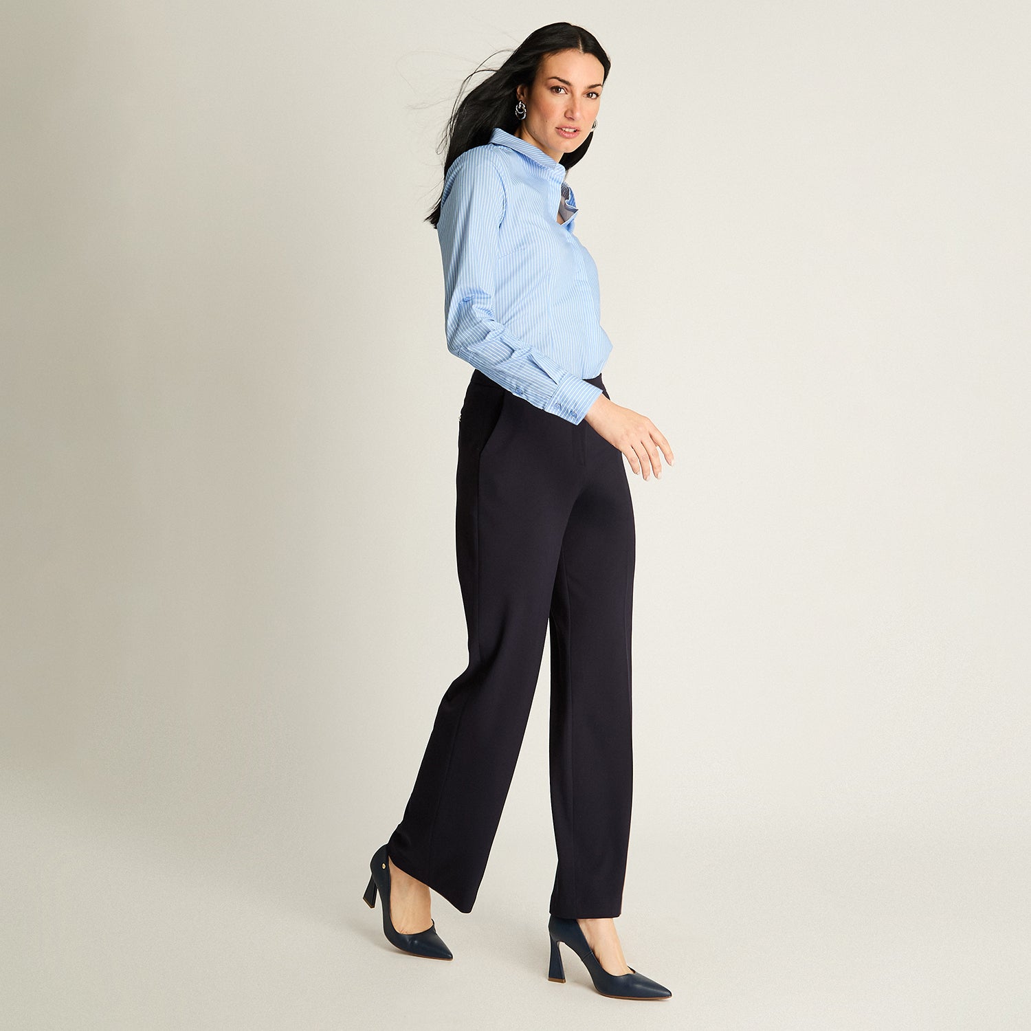 Pantalón Palazzo Azul