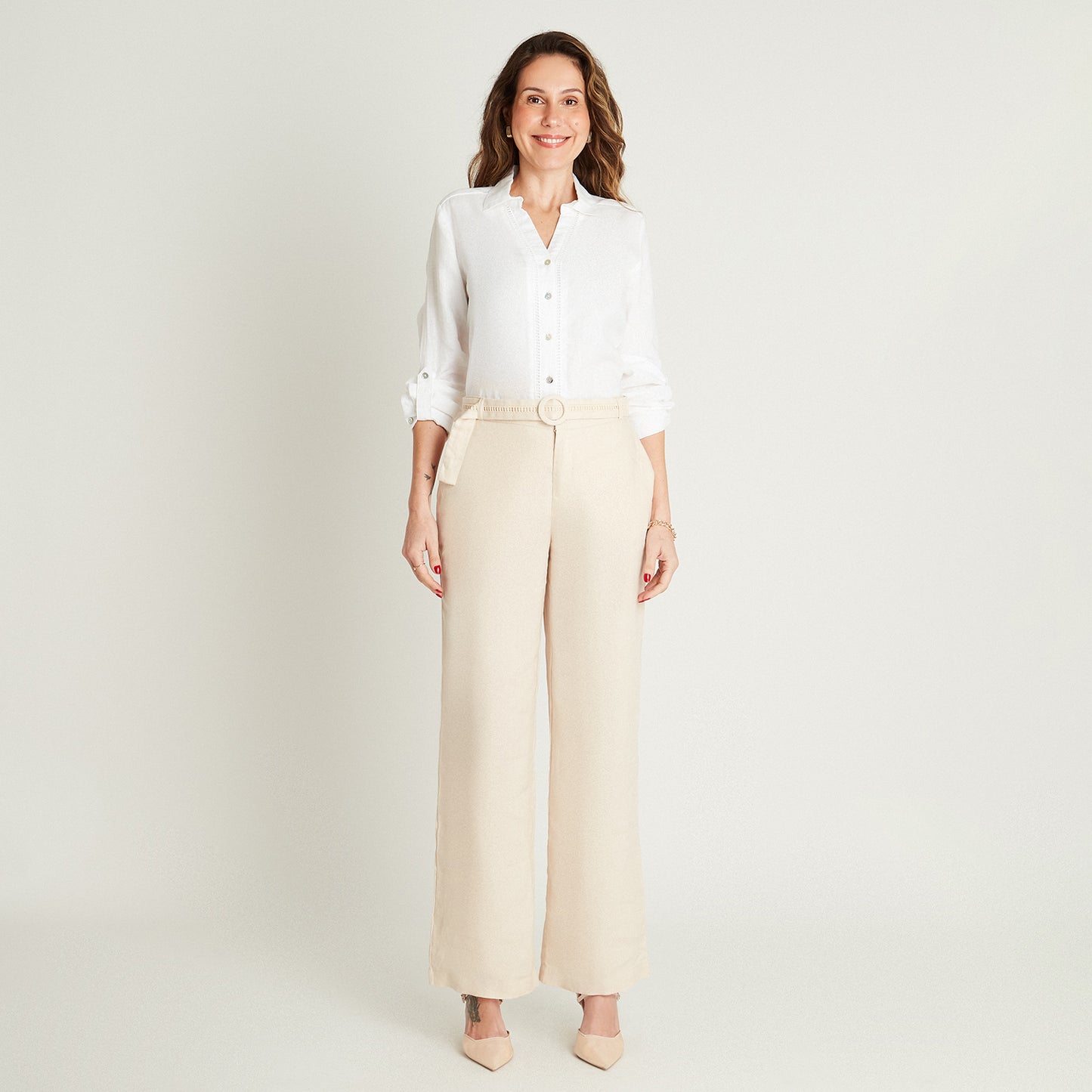 Pantalón Formal Arena Pierna Recta Lorenzo di Pontti