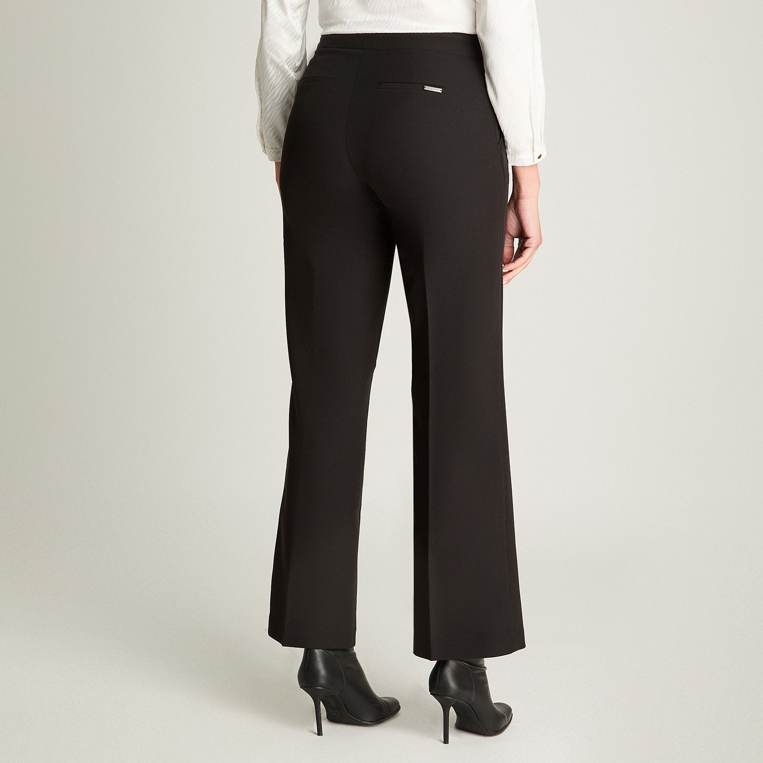 Pantalón Formal Recto Negro Lorenzo Di Pontti