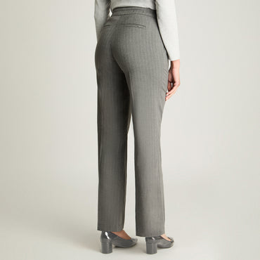 Pantalón Formal Recto Gris Lorenzo Di Pontti