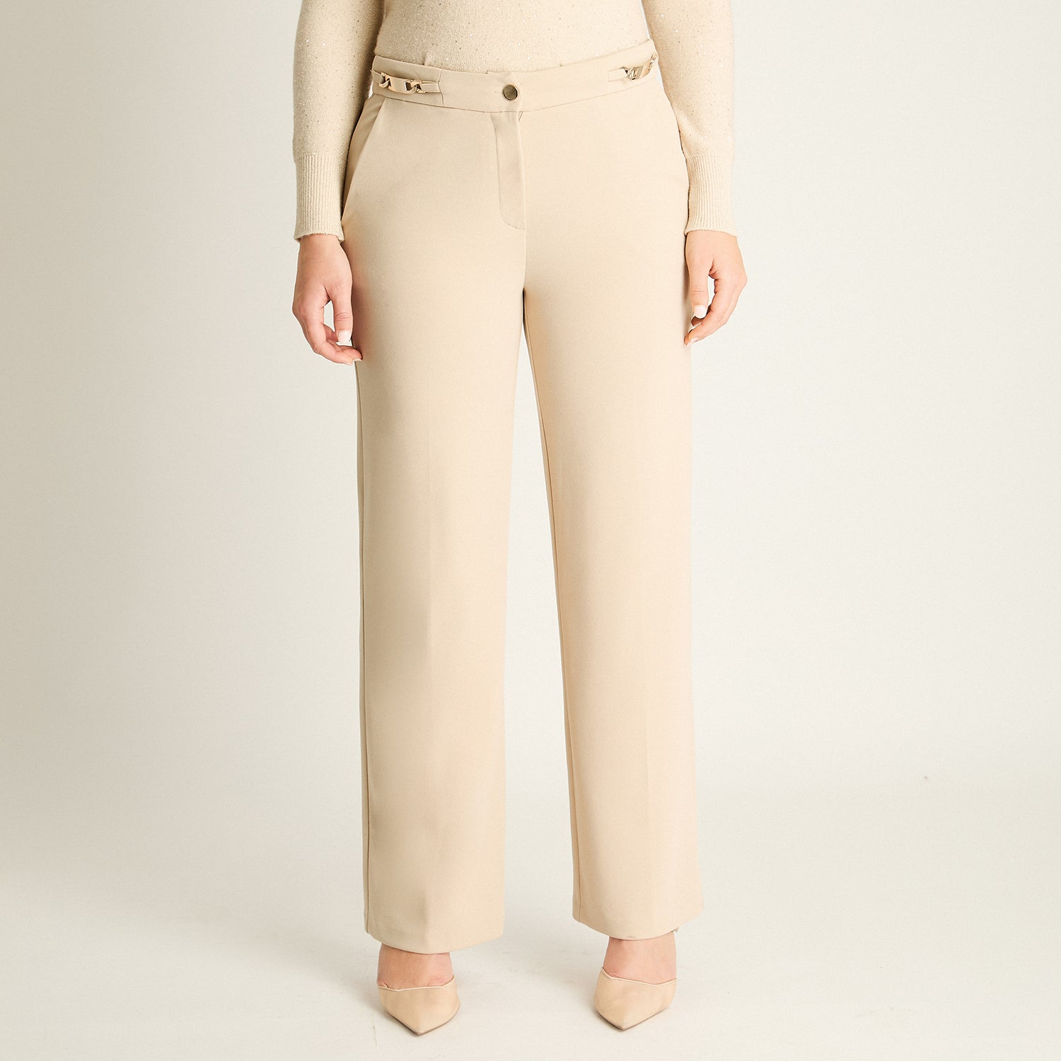 Pantalón Formal Arena Corte Recto