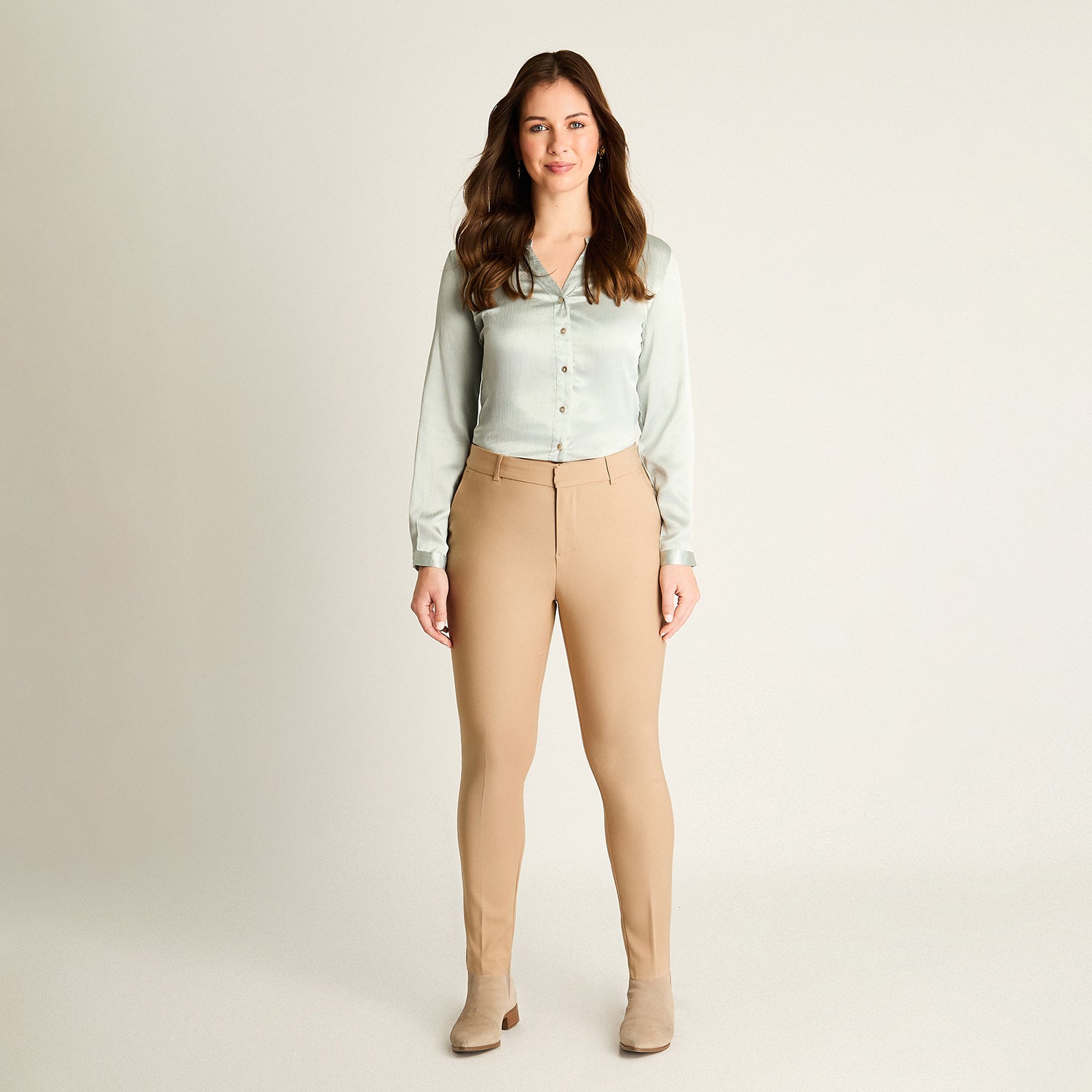 Pantalón Formal Slim Camel