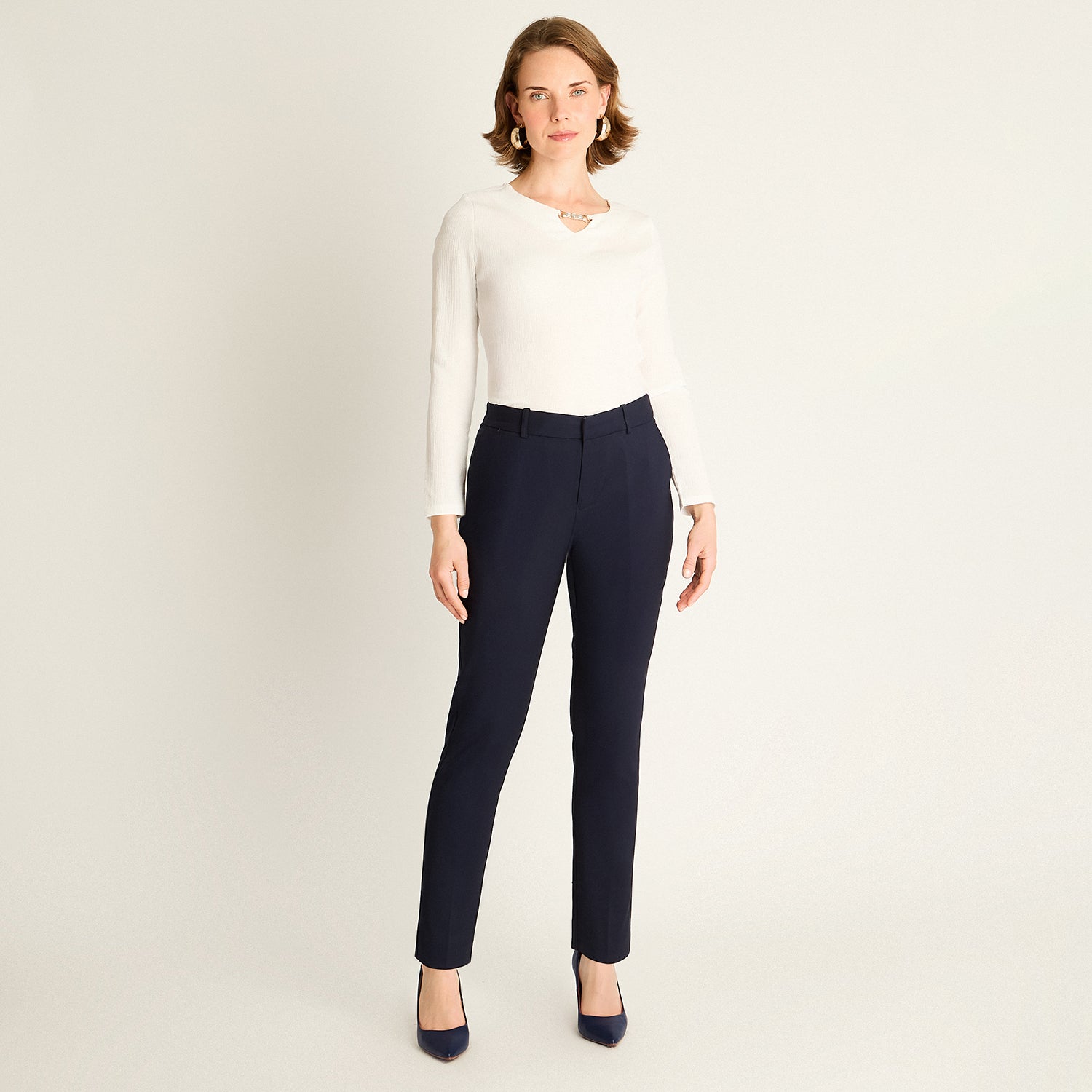 Pantalón Formal Slim Azul