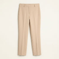 Pantalón Formal Beige Corte Recto en plano