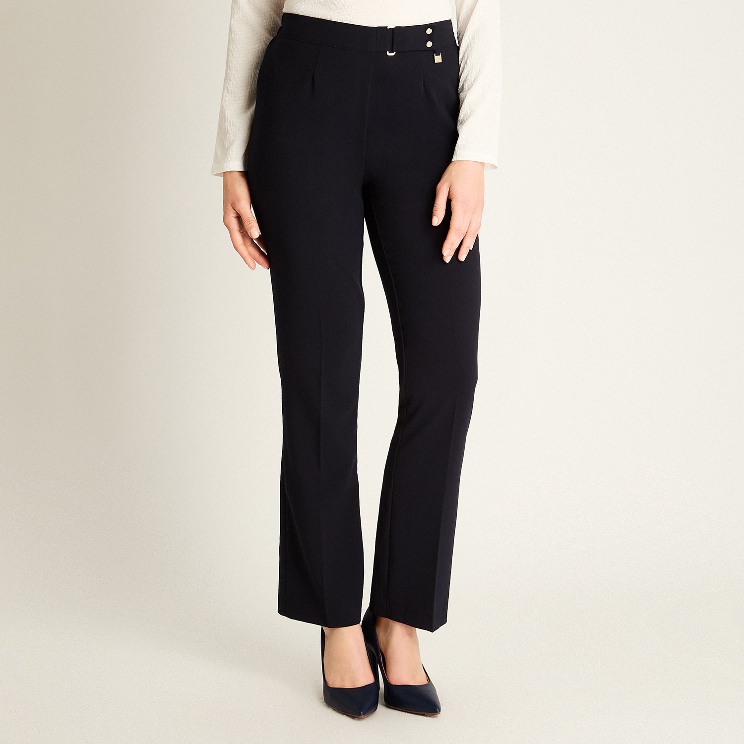 Pantalón Azul de Corte Recto