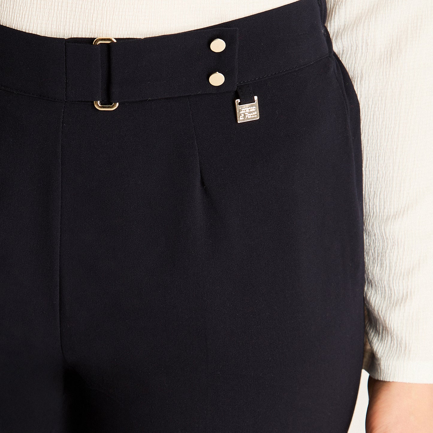 Pantalón Azul de Corte Recto