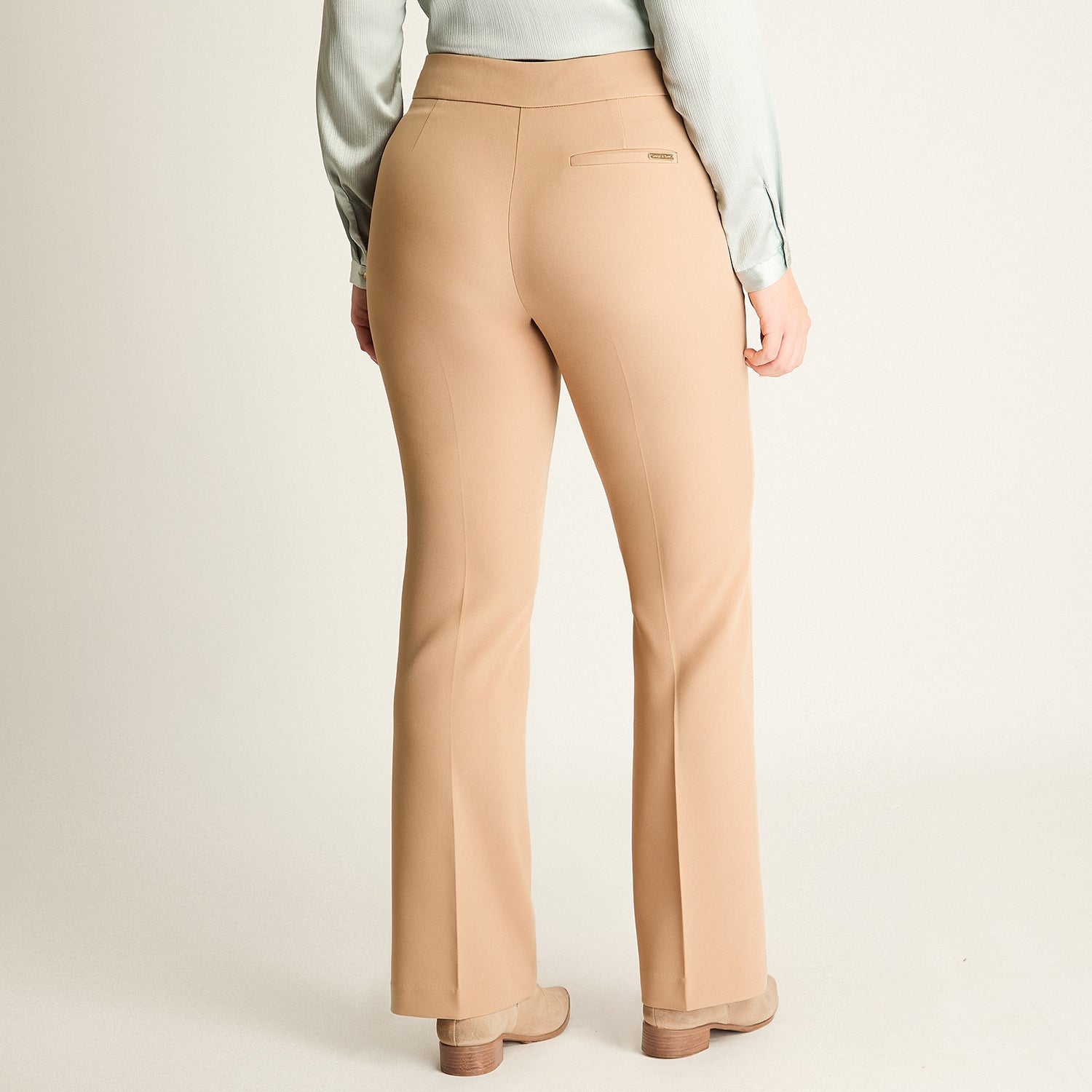 Pantalón Formal Camel Corte Recto