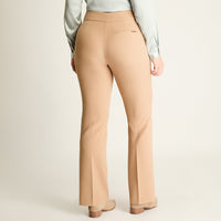 Pantalón Formal Camel Corte Recto