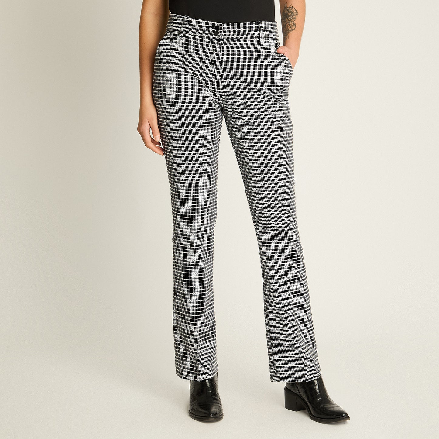 Pantalón Formal Crudo Recto