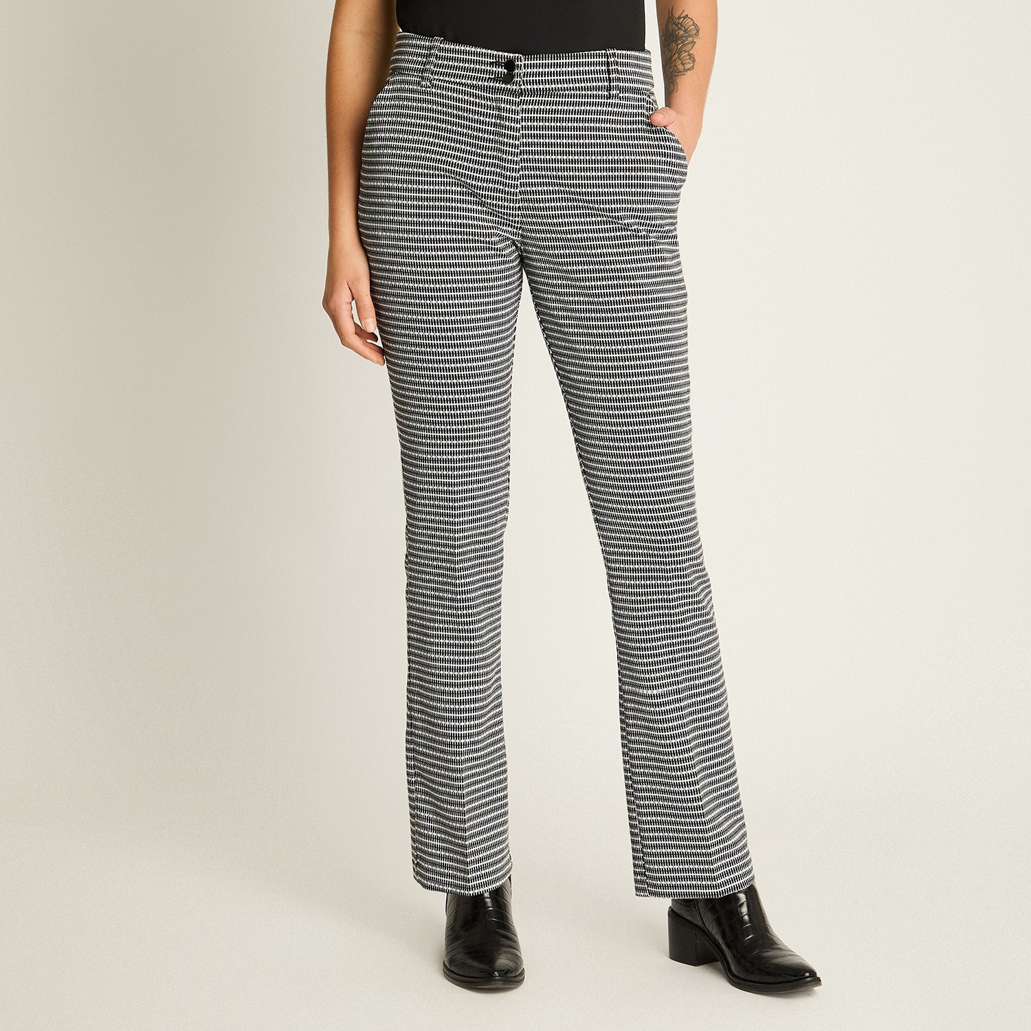 Pantalón Formal Crudo Recto