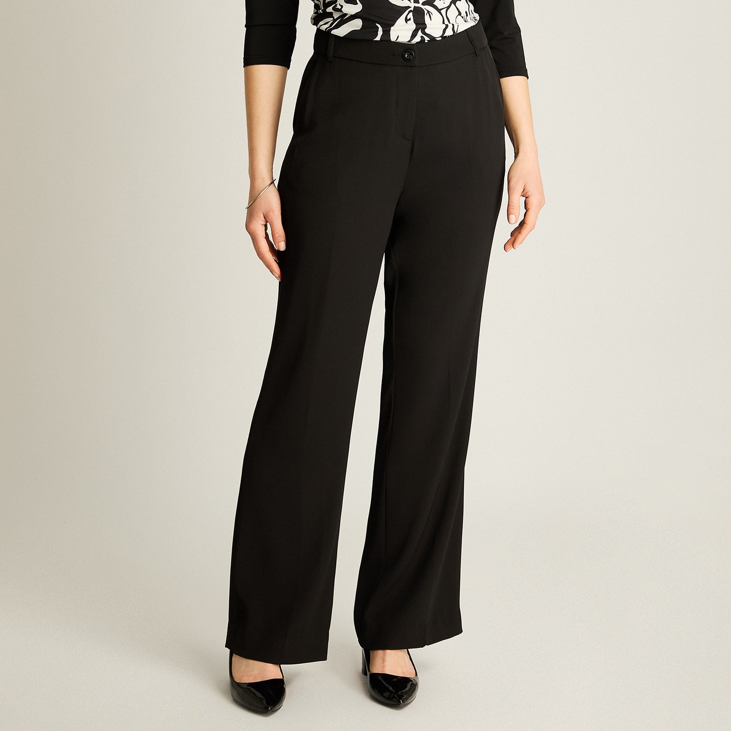 Pantalón Palazzo Negro Formal