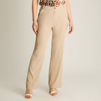 Pantalón Formal Palazzo Beige