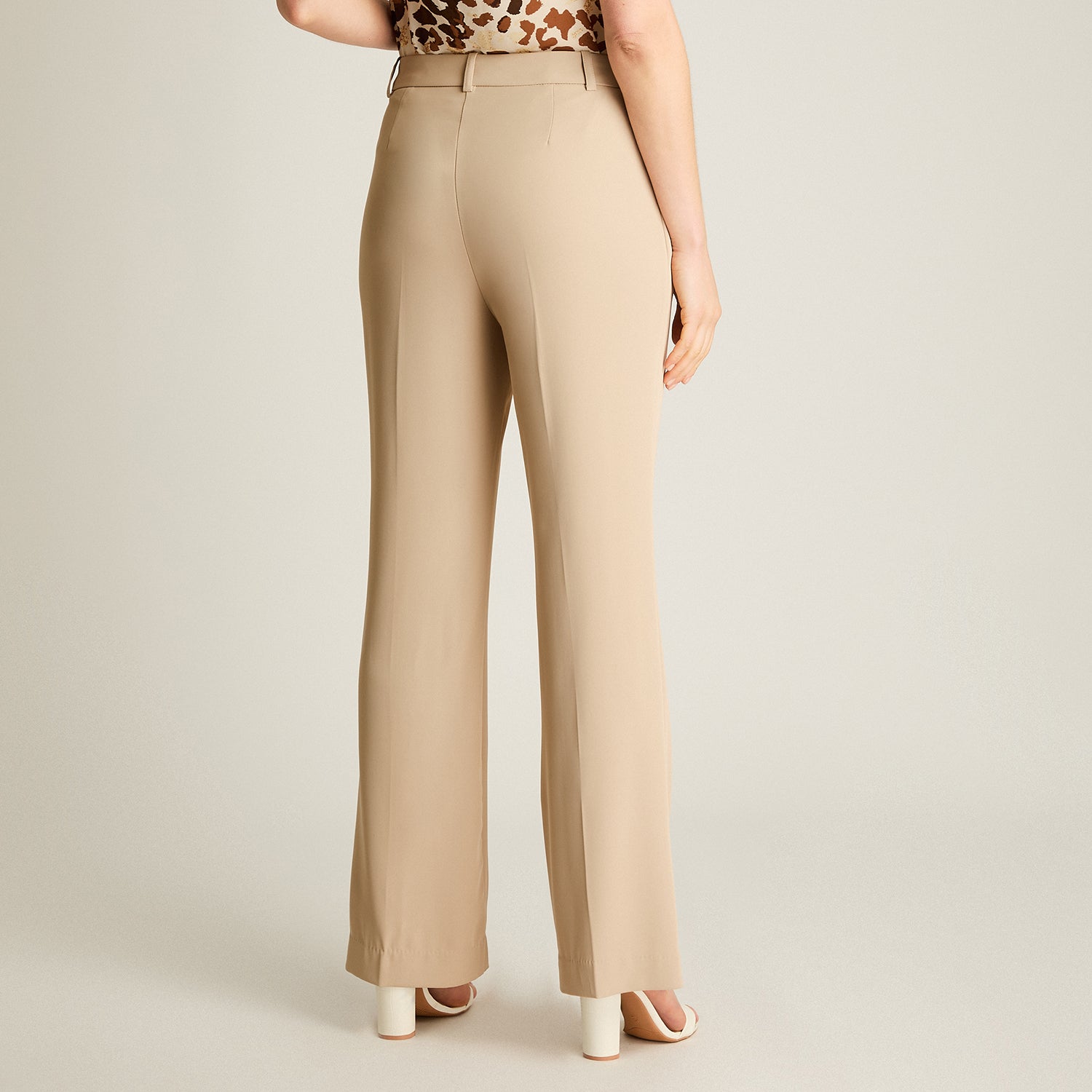 Pantalón Formal Palazzo Beige