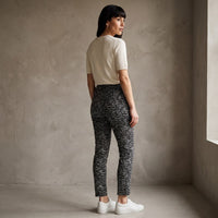 Pantalón Slim Fit Negro Jaspeado lifestyle