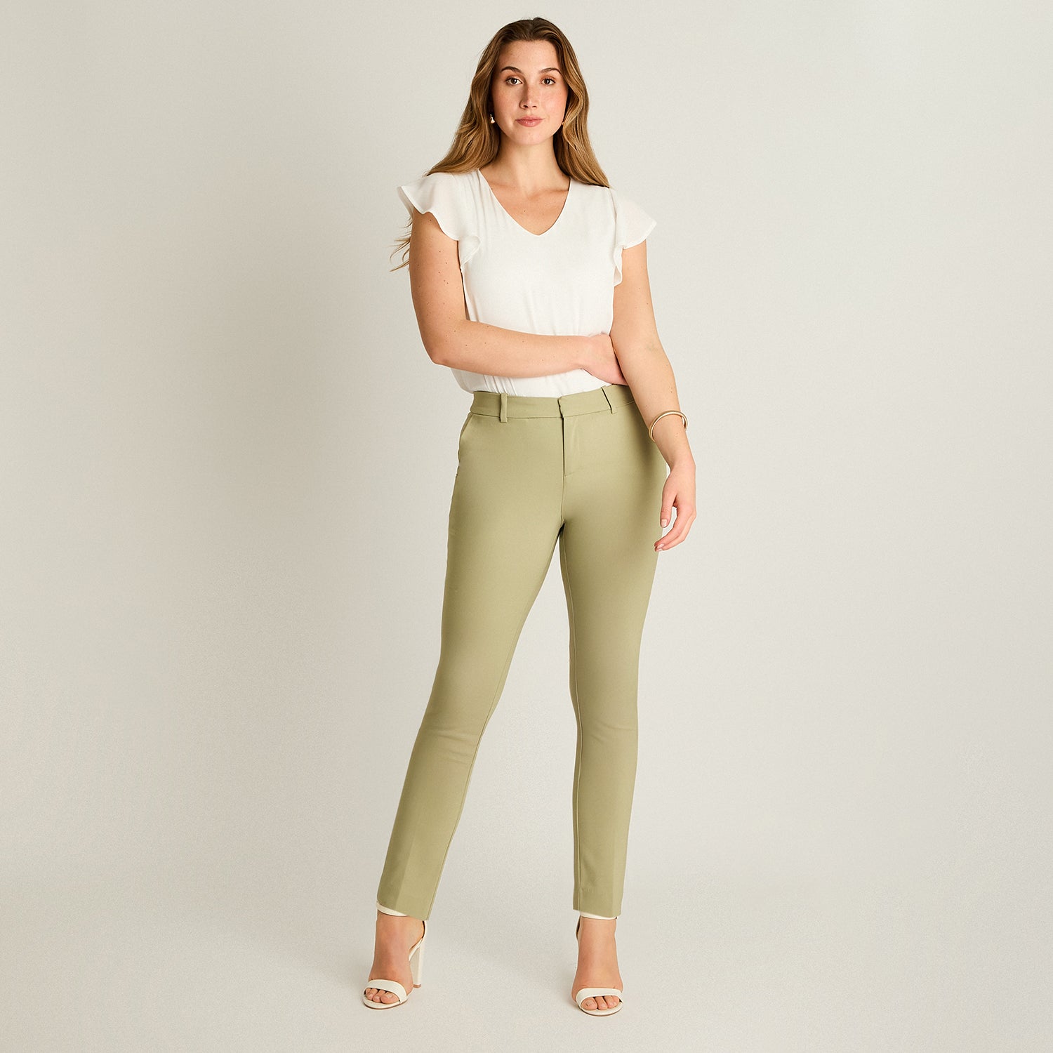 Pantalón Slim Fit Verde