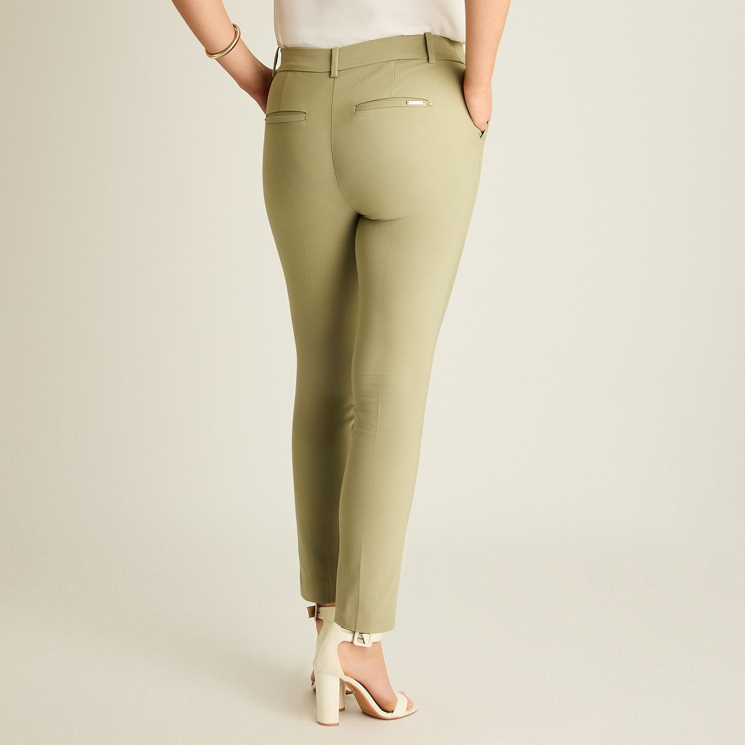 Pantalón Slim Fit Verde