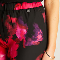 Pantalón Palazzo Floral Fucsia