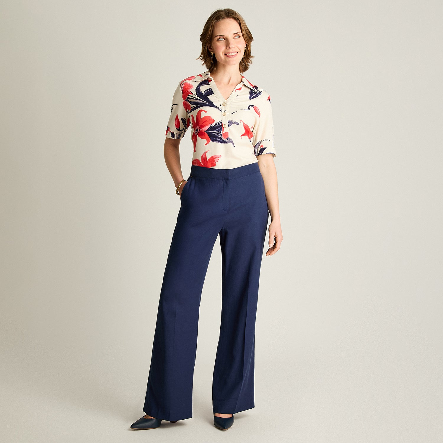 Pantalón Formal Palazzo Azul