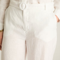 Pantalón Palazzo Blanco 100% Lino