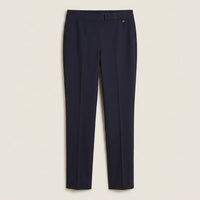 Pantalón Azul Básico Recto con Pretina Elasticada en plano