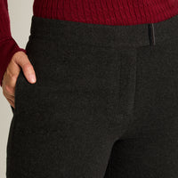 Pantalon Formal Marengo Elasticidad Nula Sin Forro Calce Normal Tela Plano