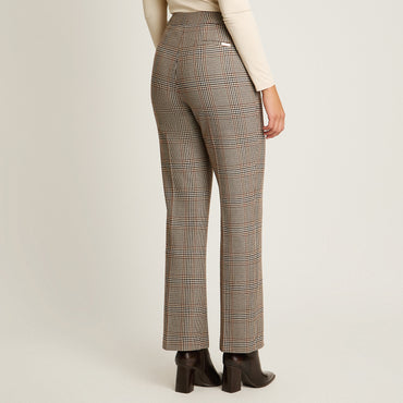 Pantalon Formal Gris Elasticidad Nula Sin Forro Calce Normal Tela Plano