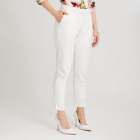Pantalón Formal Slim Botón Oculto Crudo
