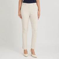 Pantalón Formal Slim Botón Oculto Arena