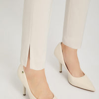 Pantalón Formal Slim Botón Oculto Arena