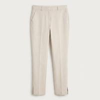 Pantalón Formal Slim Botón Oculto Arena en plano