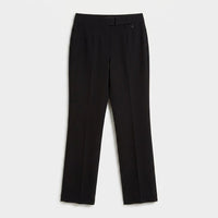 Pantalón Formal Recto Pretina Elasticada Negro en plano