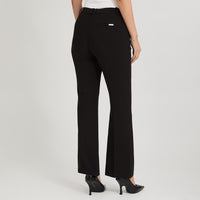 Pantalón Formal Flare con un Botón Negro