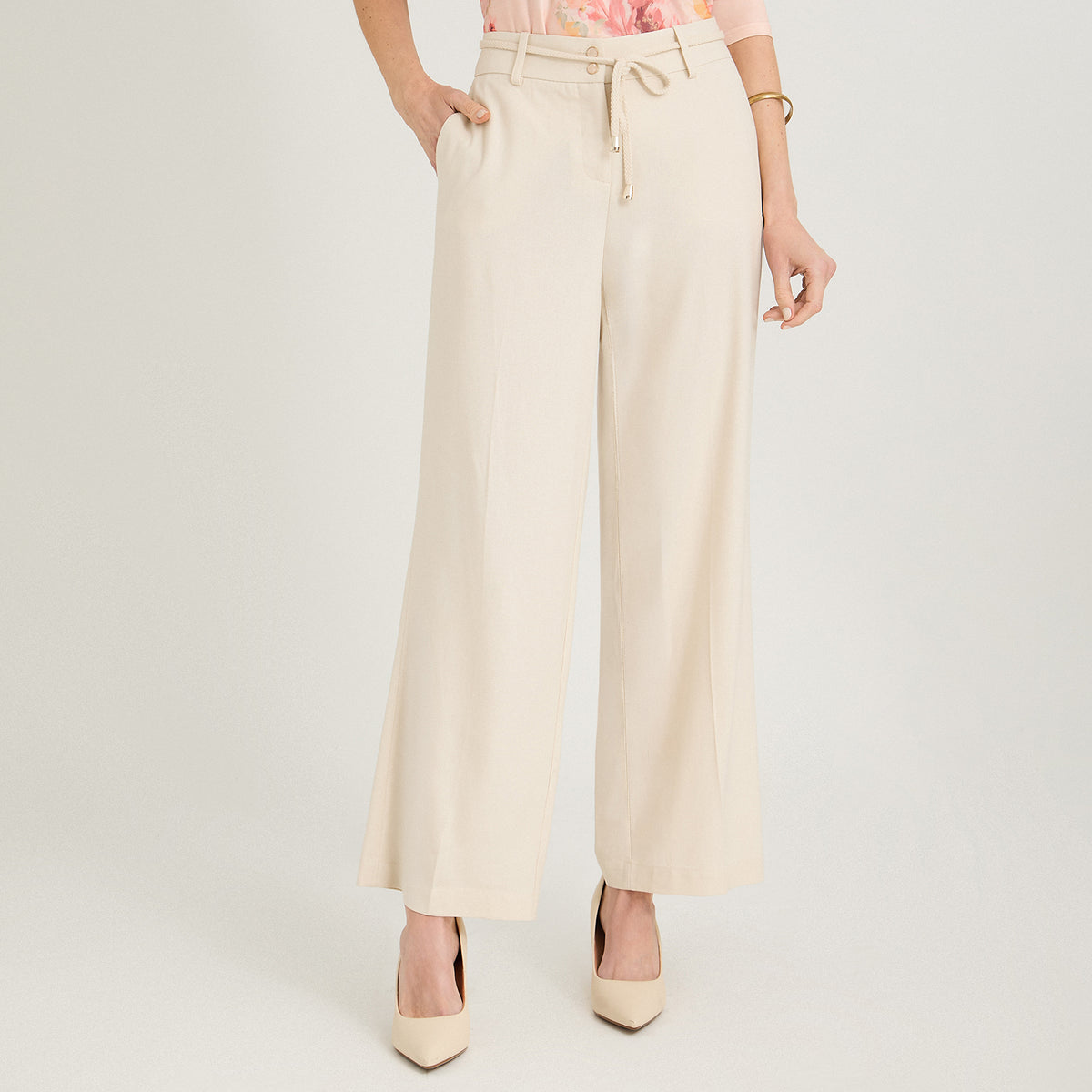 Pantalón Formal de Lino Palazzo Arena