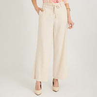 Pantalón Formal de Lino Palazzo Arena