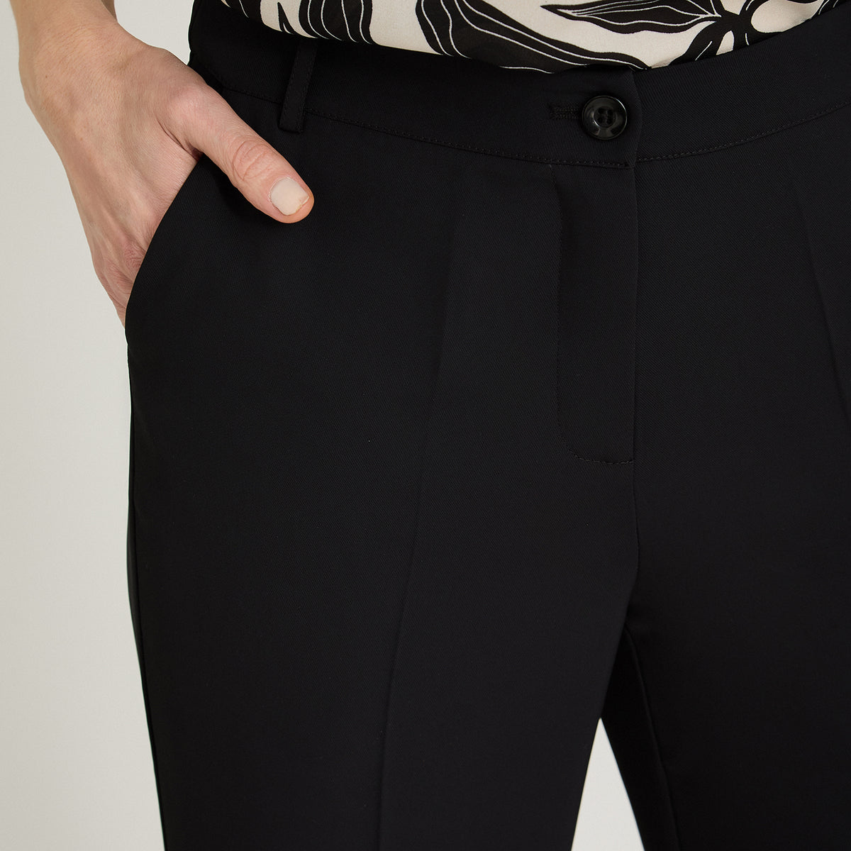 Pantalón Formal Sastrero Básico Liviano Negro