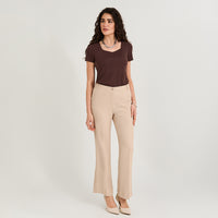 Pantalón Formal Sastrero Básico Liviano Beige