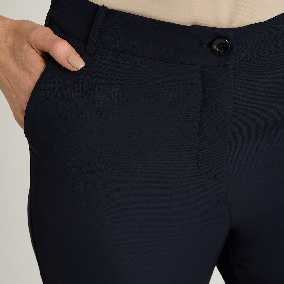 Pantalón Formal Sastrero Básico Liviano Azul