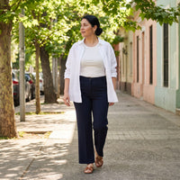 Pantalón Formal Sastrero Básico Liviano Azul lifestyle