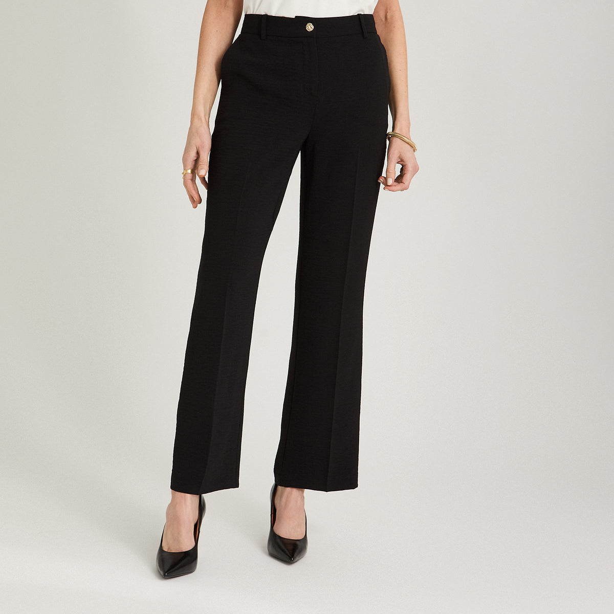 Pantalón Formal Palazzo Liviano Negro