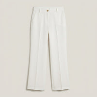 Pantalón Formal Palazzo Liviano Crudo en plano
