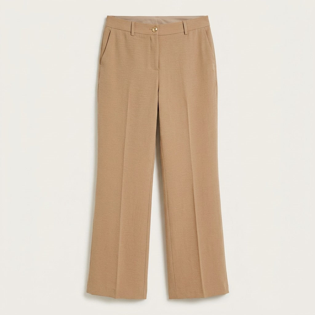 Pantalón Formal Palazzo Liviano Camel en plano