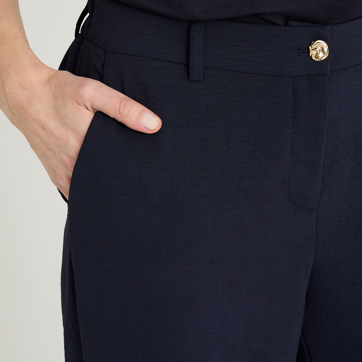 Pantalón Formal Palazzo Liviano Azul