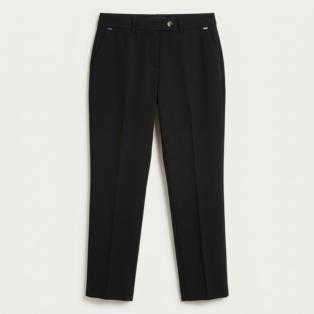 Pantalón Formal Slim un Botón Negro en plano