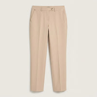 Pantalón Formal Slim un Botón Beige en plano