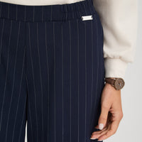 Pantalón Sport Palazzo Pretina Elasticada Azul