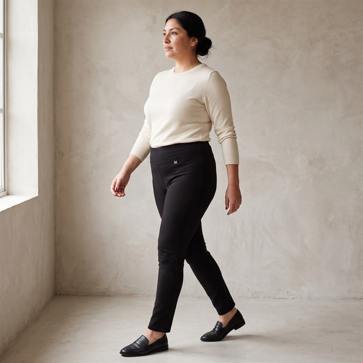 Calza Pretina Ancha Control De Abdomen lifestyle