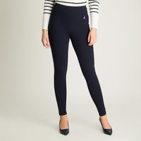 Calza Slim Con Control De Abdomen Azul Lorenzo Di Pontti