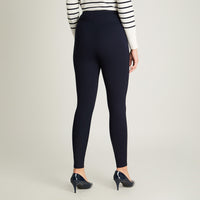 Calza Slim Con Control De Abdomen Azul Lorenzo Di Pontti